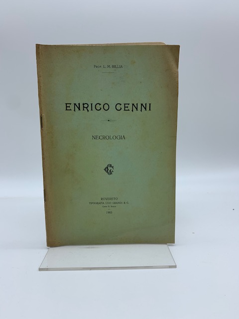 Enrico Cenni. Necrologia